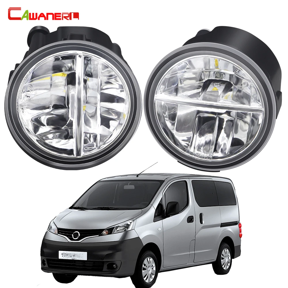 2 X 30W 6000LM Car Front LED Fog Light Assembly H11 Fog Daytime Running Lamp DRL Assembly For Nissan NV 200 NV200 2010-2019