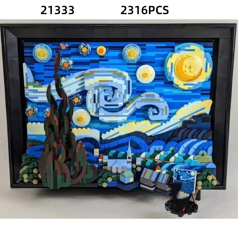 ديكور نجوم ليلة نموذج الديكور الهدايا 2316 قطعة ألعاب تعليمية للأطفال من الطوب #1