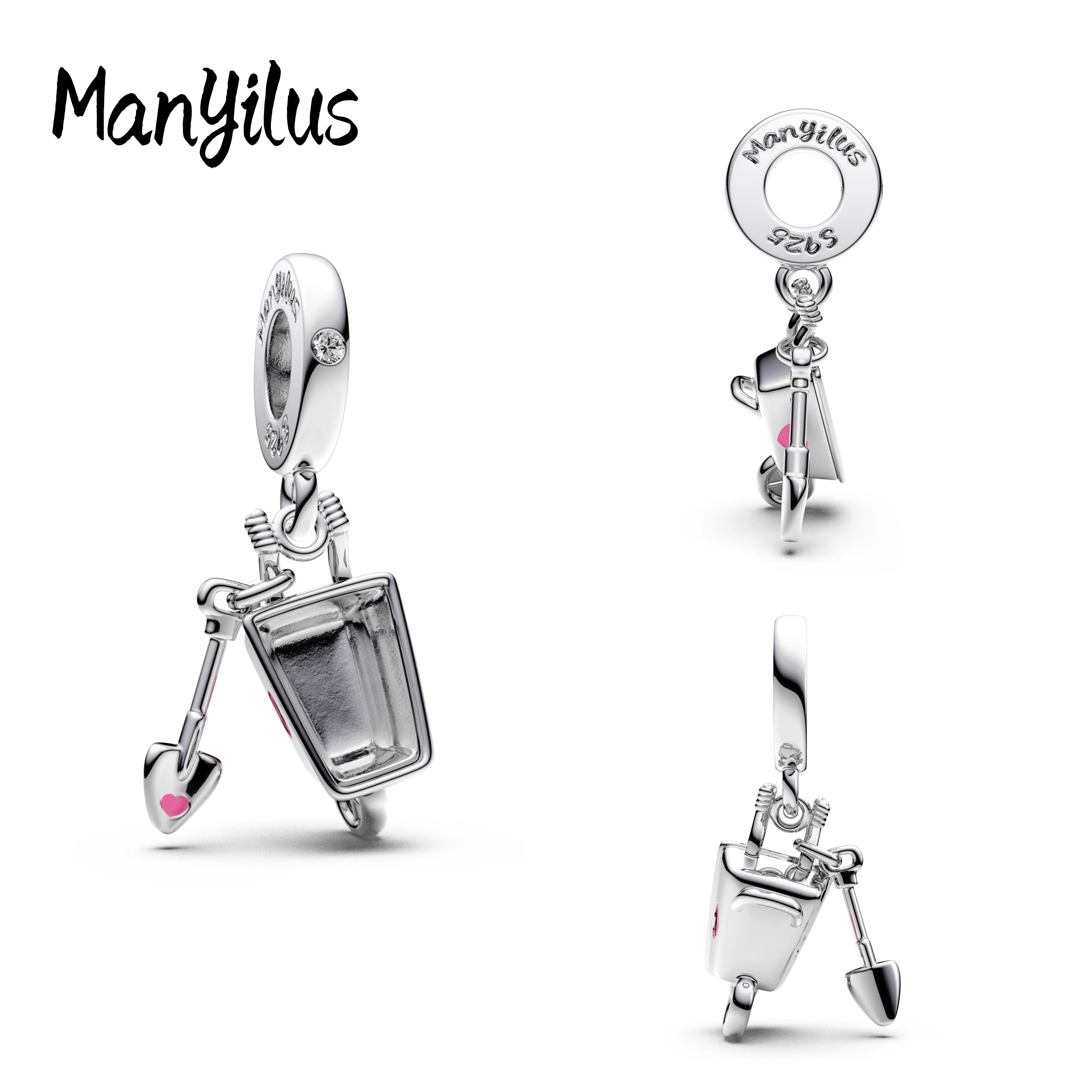 

Manyilus Charms Plata 925 Charms 925 Originales Bracelets Pendant Bracelet Charm Beautiful Jewelry Making Earrings Women Gift