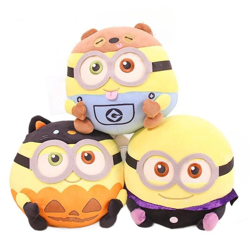 

25cm New Cute Cartoon Minions Doll God Thief Daddy Plush Toy Creative Doll Cloth Doll Birthday Gifts