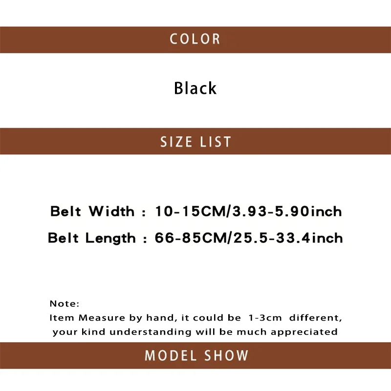 Ladies's Retro Pin Buckle Elastic Lace Corset Belts Cummerbunds Goth Punk Dress Corset Belt For Women On Shirt Dress Girdle Cors image 5