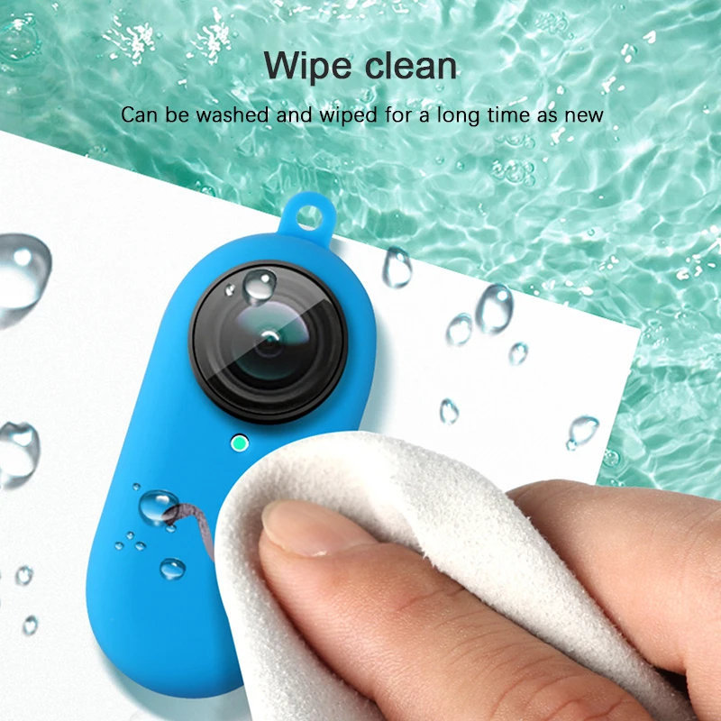 Silicone Protective Case Anti-Scratch Protector Case For Insta360 GO 2 Charging Box Soft Case Cover Sports Camera Accessories