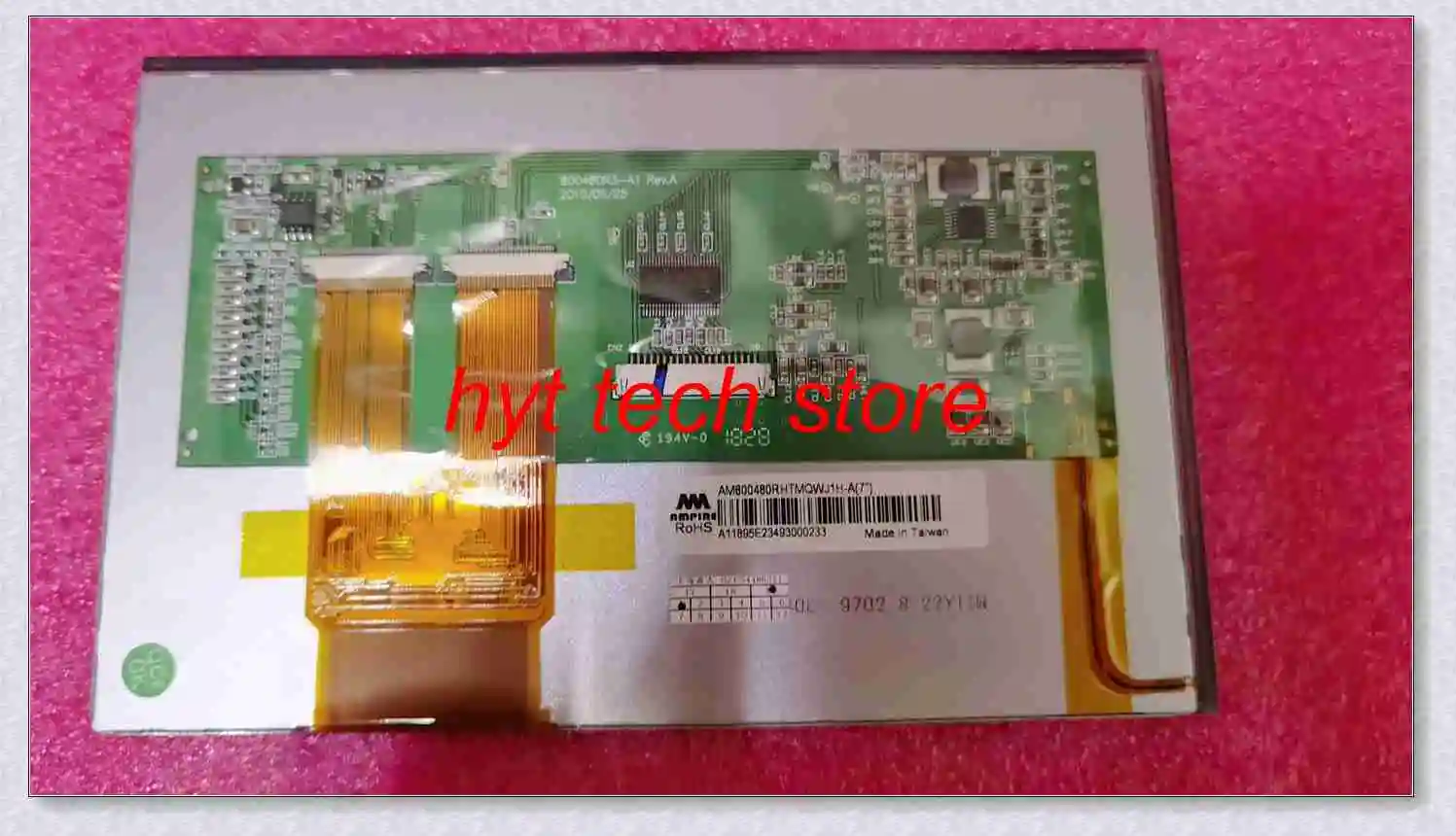 توريد AM800480RBTMQWTJ1H AM800480RHTMQWJ1H-A الأصلي 7.0 بوصة كريستال اللون LCD ، 100% اختبار العمل قبل الشحن