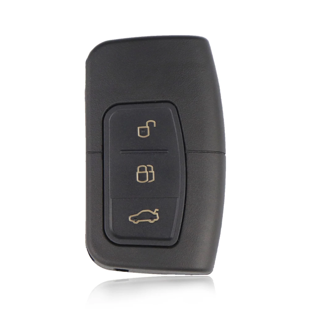 Remote Car Key For Ford Mondeo Focus Fusion Mk7 Galaxy C-Max 2005+ 3M5T-15K601-DC Escape Kuga Key No Logo 433MHz 4D63 Chip Blade