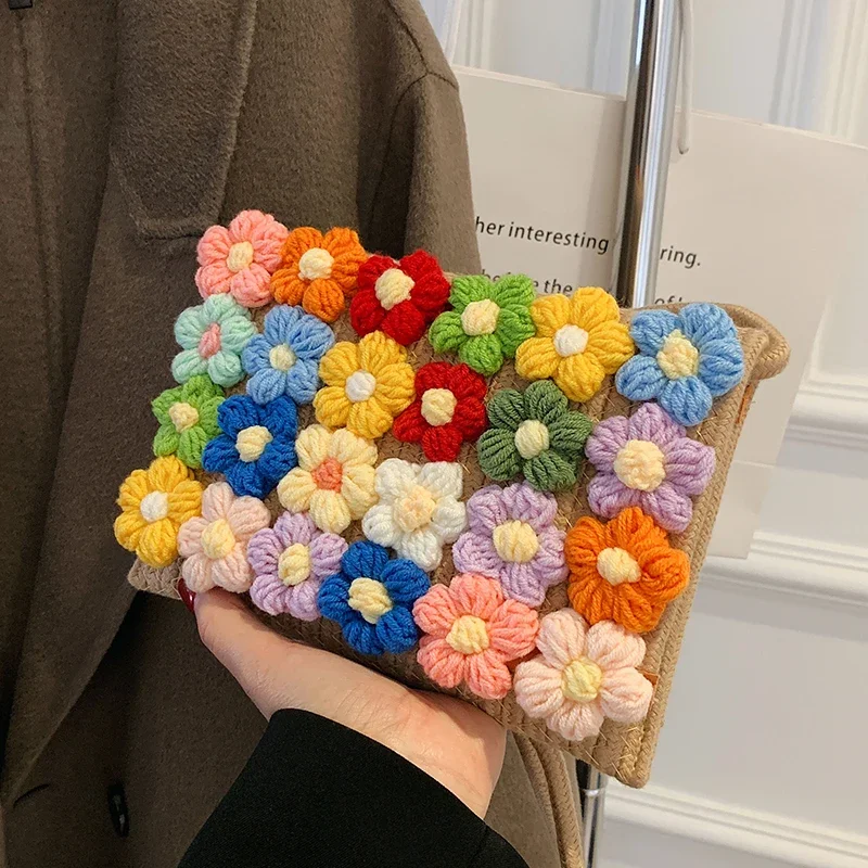 1/30pcs Colorful Cotton Fluff Flowers Women DIY Handmade Woolen Flower Bags Clothing Material Ornaments Jewelry Accessories