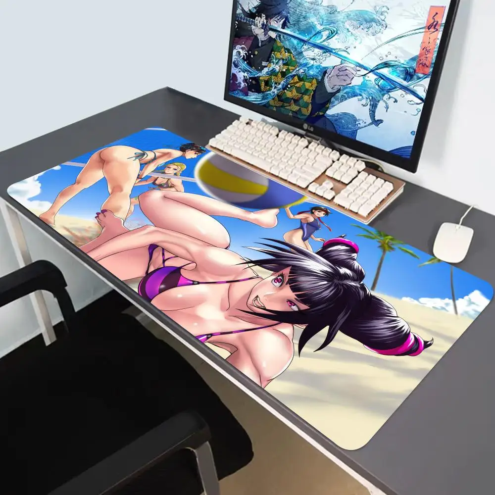 

Anime C-Chun-Li Mouse Pad Large Desk Mat Keyboard Ergonomic Office Rubber Game PC Non-slip Anti-fray Home Custom Best Price