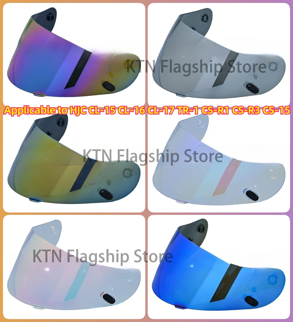 Suitable for HJC CL-15 CL-16 CL-17 TR-1 CS-R1 CS-R3 CS-15, motorcycle helmet visor lens windshield protector replacement