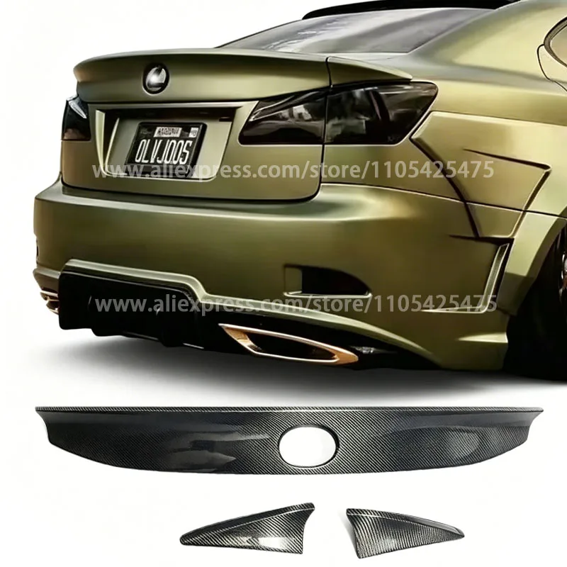 Spoiler For LEXUS is 200 250 300 350 F SPORT Rear Wing Body kit Trunk Trim
