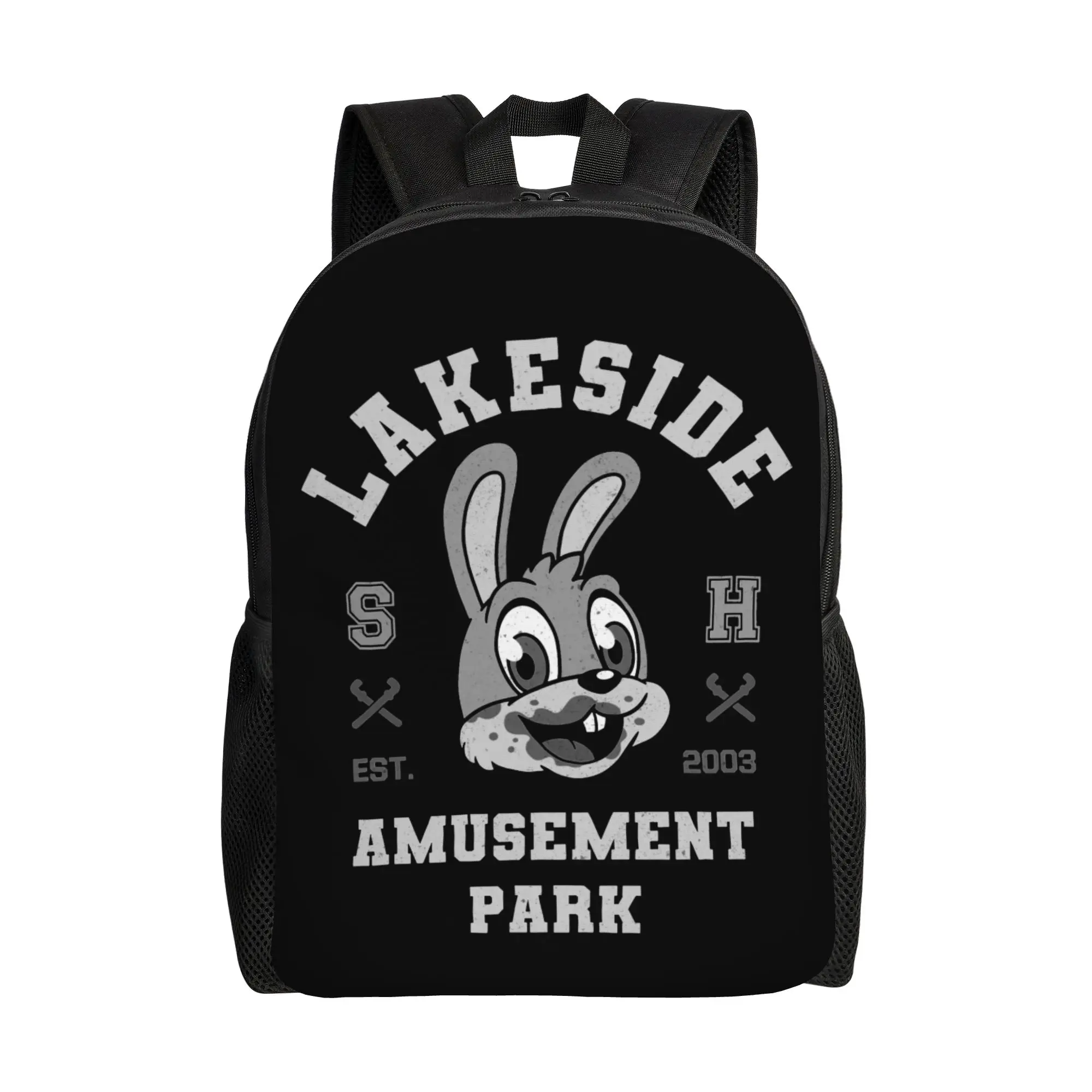 

Рюкзак Lakeside Amusement Park Varsity для подростков, спортивный, студенческий, деловой, Silent Hill Robbie the Rabbit, повседневный рюкзак, сумка через плечо