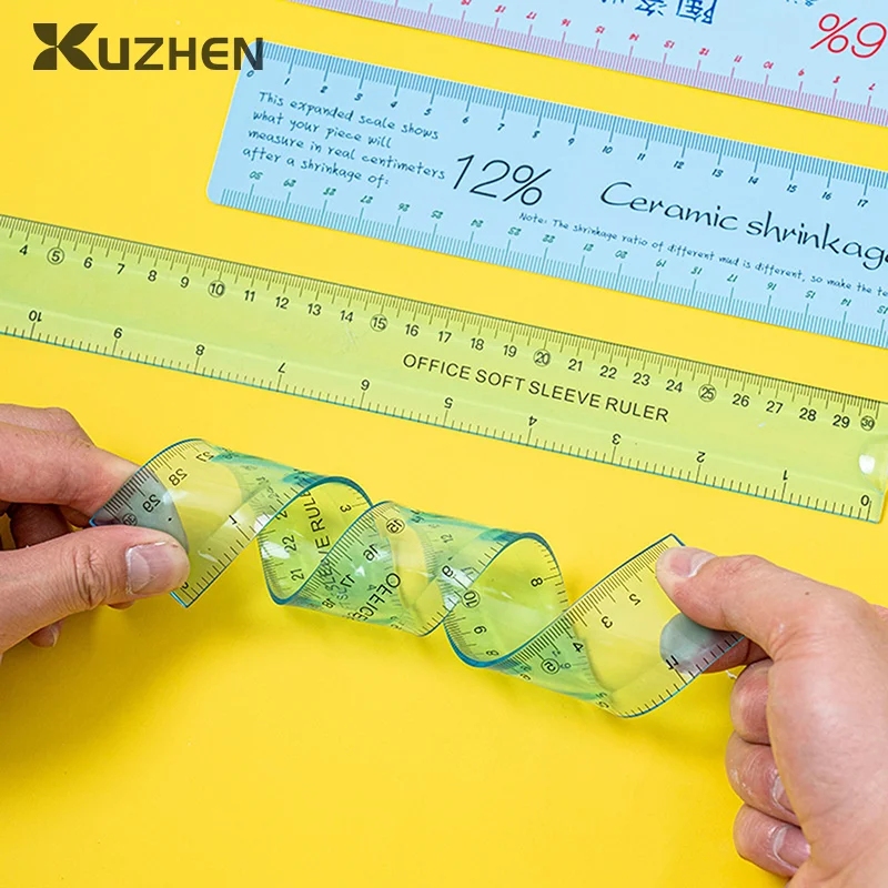 1PC Ceramic Shrinkage Scale Set Plastic Soft Ruler Multifunctional Drawing Measurer Pottery Tools