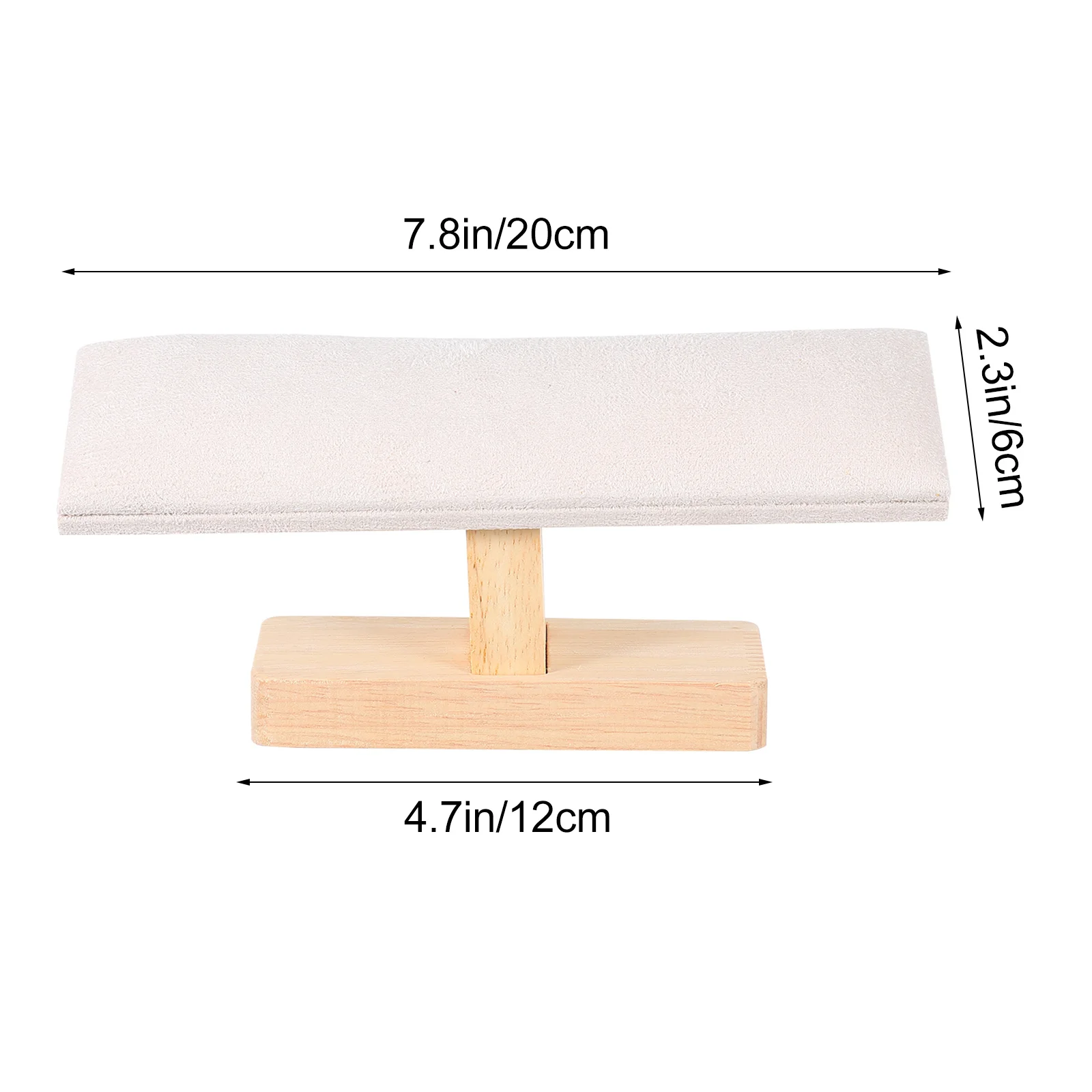 1Pcs Wooden Jewelry Display Stand Modern Watch Holder Flannel Lining Watch Storage Organizer Bracelet Rack Jewelry Holder