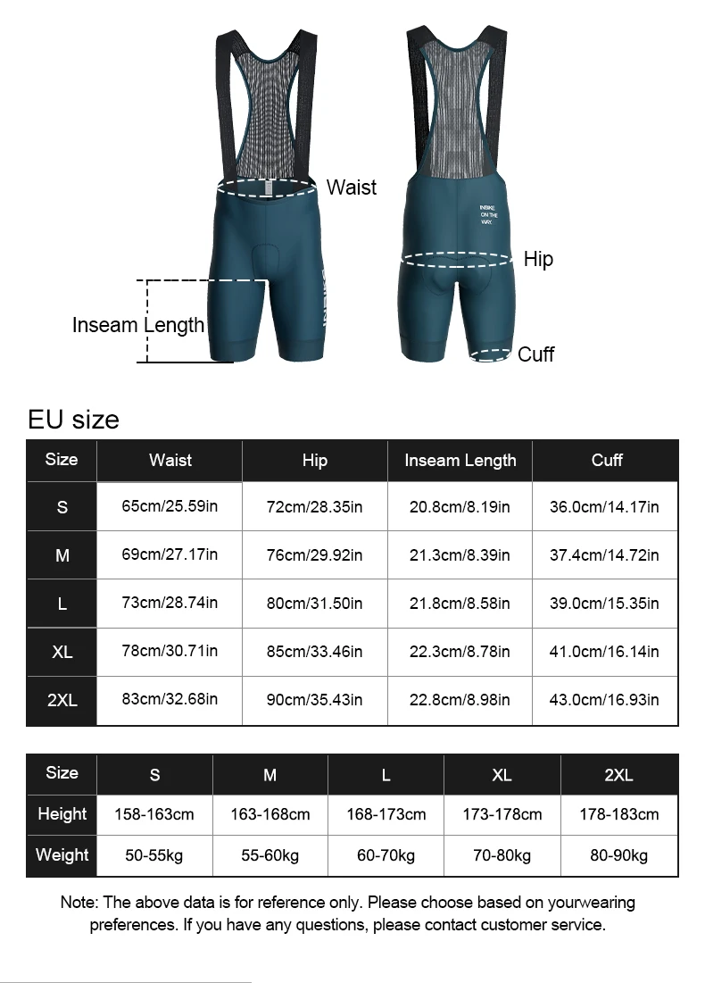 INBIKE Herren-Trägerhose für den Sommer, Professionelle Radsport-Trägerhose, Atmungsaktive Komfortable Fahrrad-Unterwäsche, Radsport-Ausrüstung – Detail 4