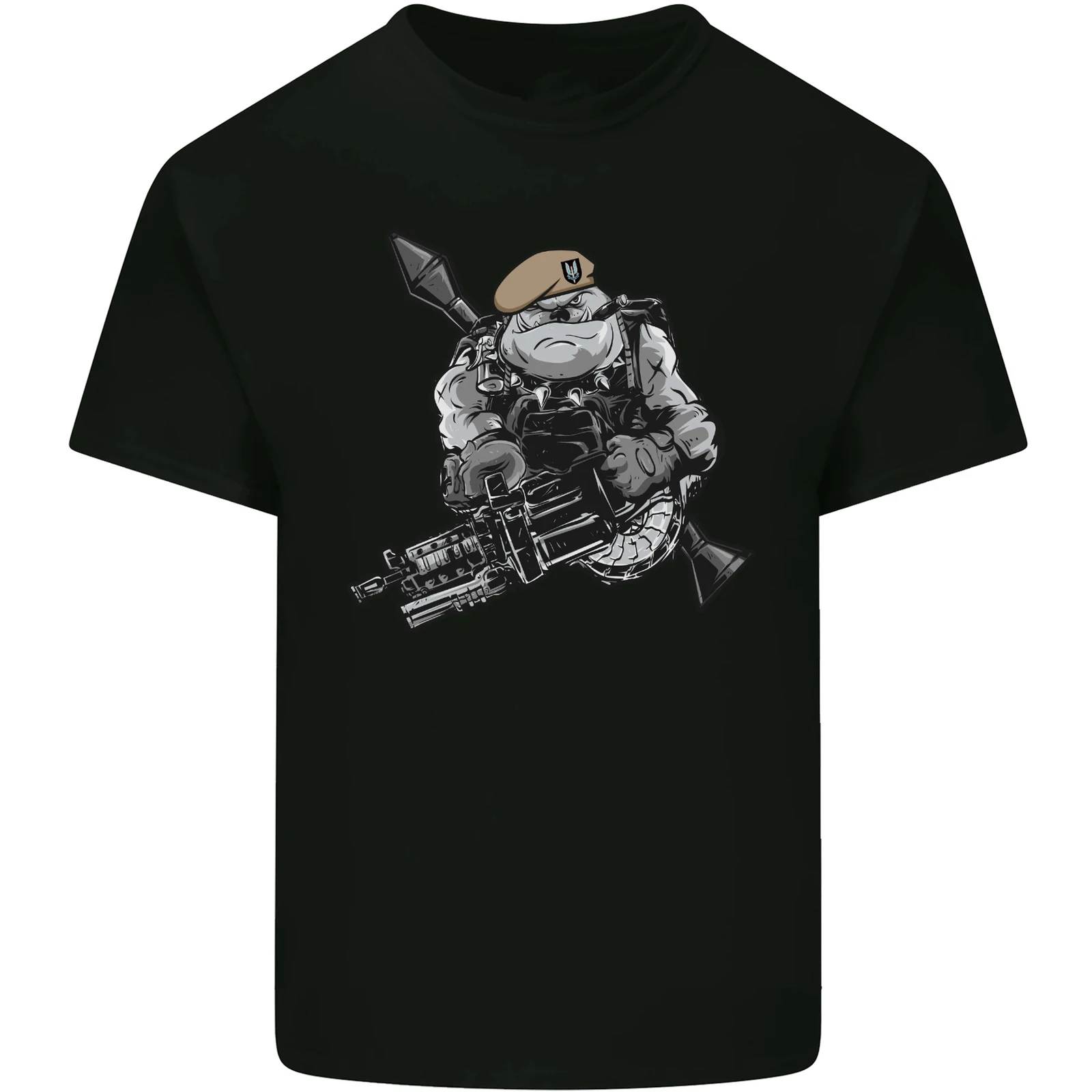 SAS Bulldog British Army Special Forces  T-Shirt Tee Top Men's 100% Cotton Casual T-shirts Loose Top Size S-3XL