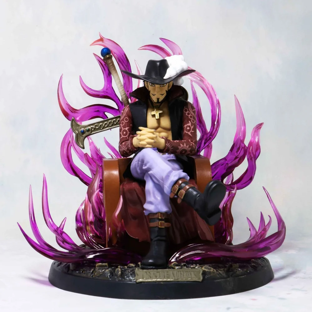 

Аниме-фигурка One Piece: Дракул Михоук на троне, коллекционная модель из ПВХ, 23 см