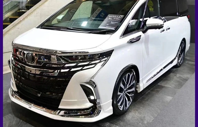 

Подходит для Toyota ALPHARD Elfa, модифицированный небольшой кронштейн, передняя и задняя боковая юбка, серия 40, внешний вид Alphard