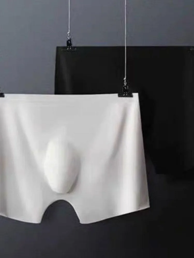 

Мужские ультратонкие трусы из ледяного шелка с 3D формованными Sl, со средней талией, большие размеры, спортивные брюки прямого кроя, весемнадцать, повседневные летние брюки...