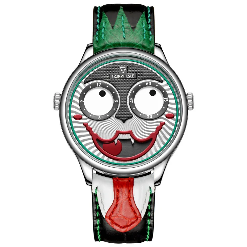 Quartz watch men's student personalized clown fashion waterproof trend watch non-mechanical watch