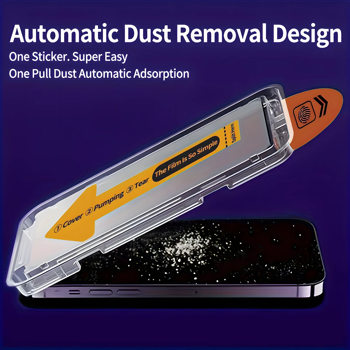 3-1 قطعة تركيب خالية من الغبار حامي الشاشة الخصوصية آيفون 16 14 13 12 11 15 17 برو ماكس مكافحة التجسس الزجاج حامي الشاشة #2