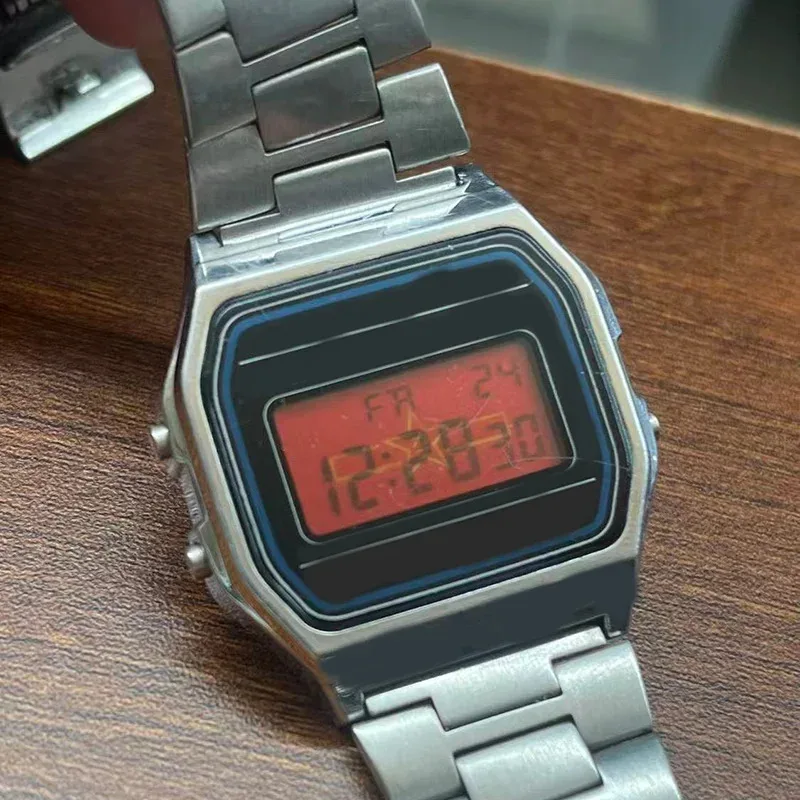 2 шт., маленькая квадратная пленка в стиле ретро, модифицированный цвет экрана, наклейка «сделай сам», пленка F91, аксессуары для Casio F-91W-A158W-A159