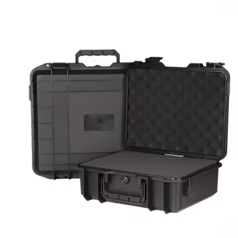 Waterproof Hard Carry Case Bag Toolbox With Pre-cut Sponge Storage Box Safety Protector Organizer Hardware Box Impact Resistant