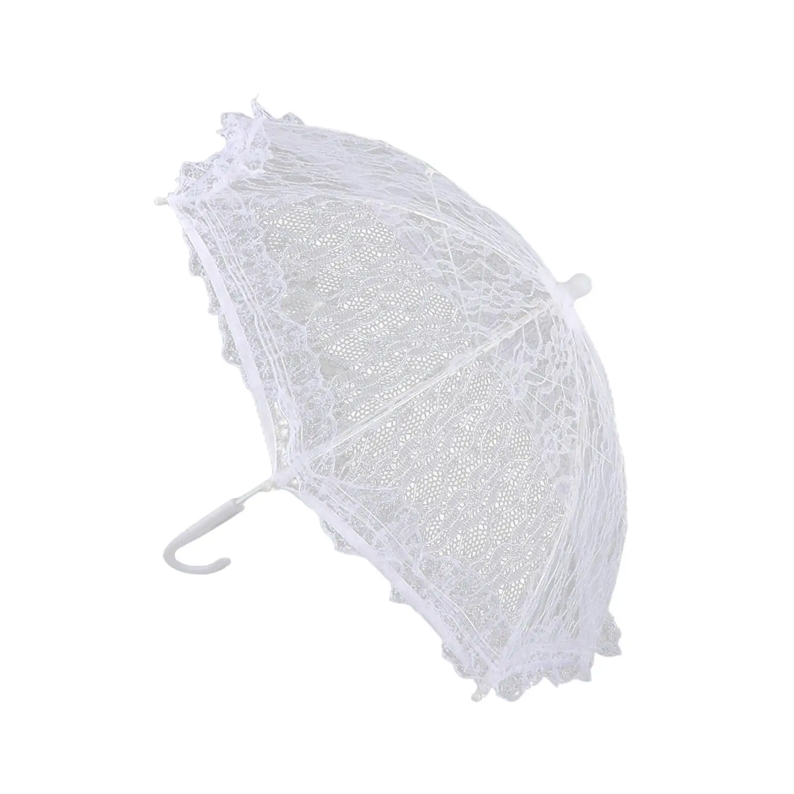 Wedding Lace Umbrella Decor Craft Decorative for Bridesmaids Stage Performance