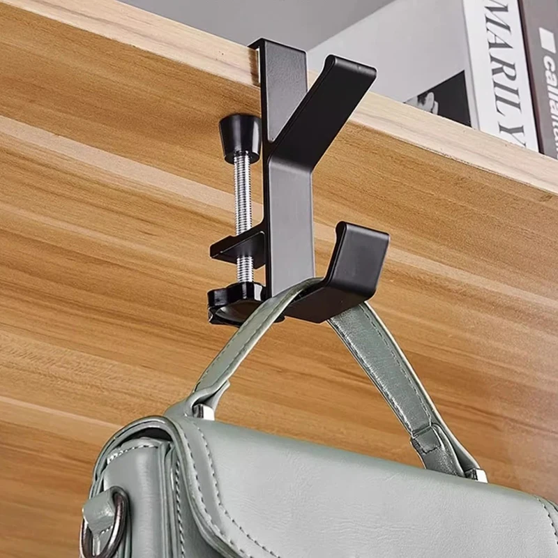 Non-Punched Bag Hook Student Desk Side Bag Hanging Tool Removable And Movable Handbag Holder Multi-Function Desk Hook