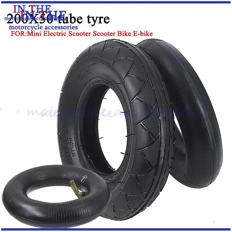 New 200X50 8 inch Mini Electric Scooter tube tyre inner outer tyre 8inch Ountain Scooter Bike E-bike