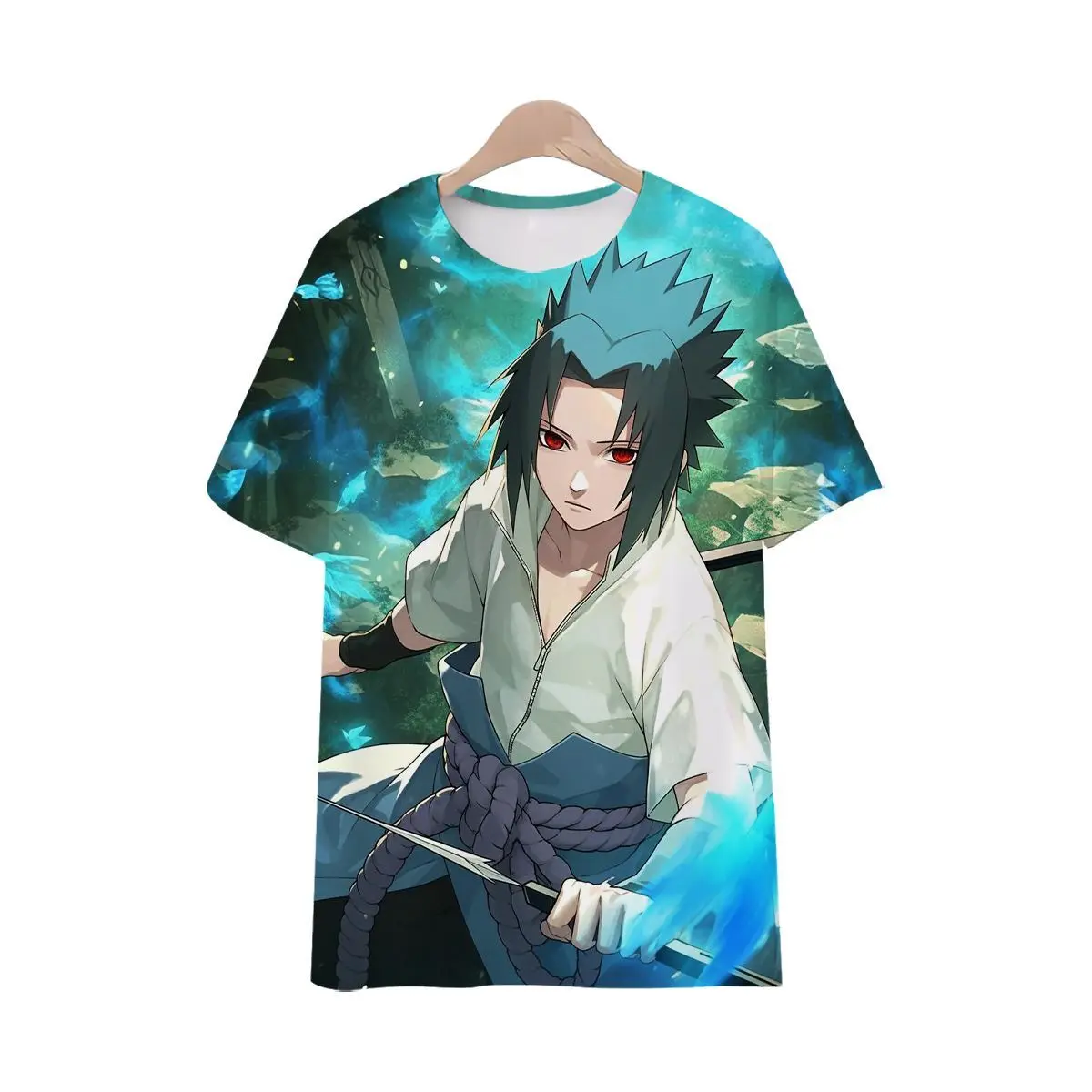 

3D Printed Quick-Dry Summer Short-Sleeved T-Shirt - Best-selling Naruto Anime Series - Men's and Women's Summer Short-Sleeves