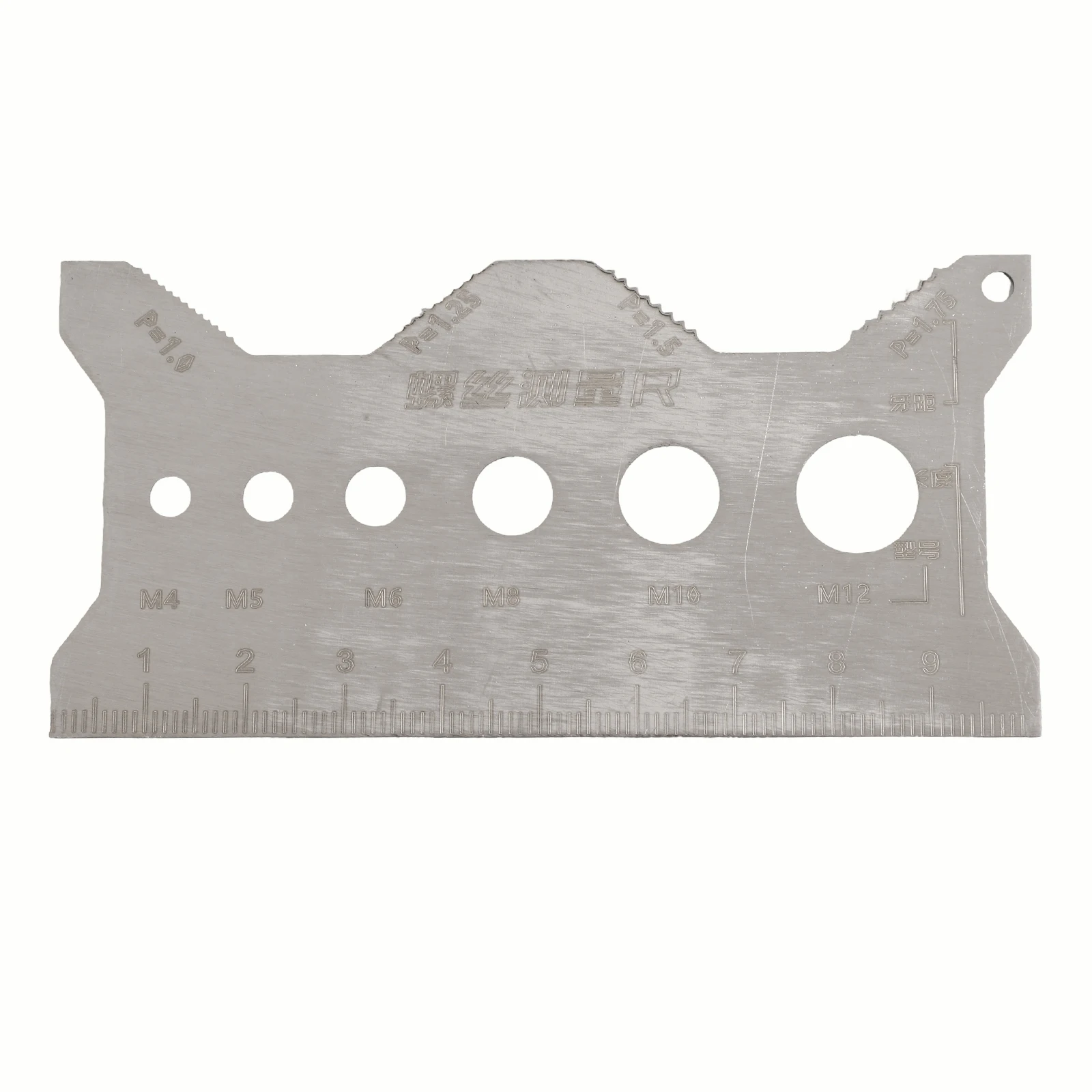 Calibro Calibro Strumento Calibro 100mm 3,94 pollici Strumento di misurazione Misurazione della lunghezza della vite Strumento di conformità filettatura standard