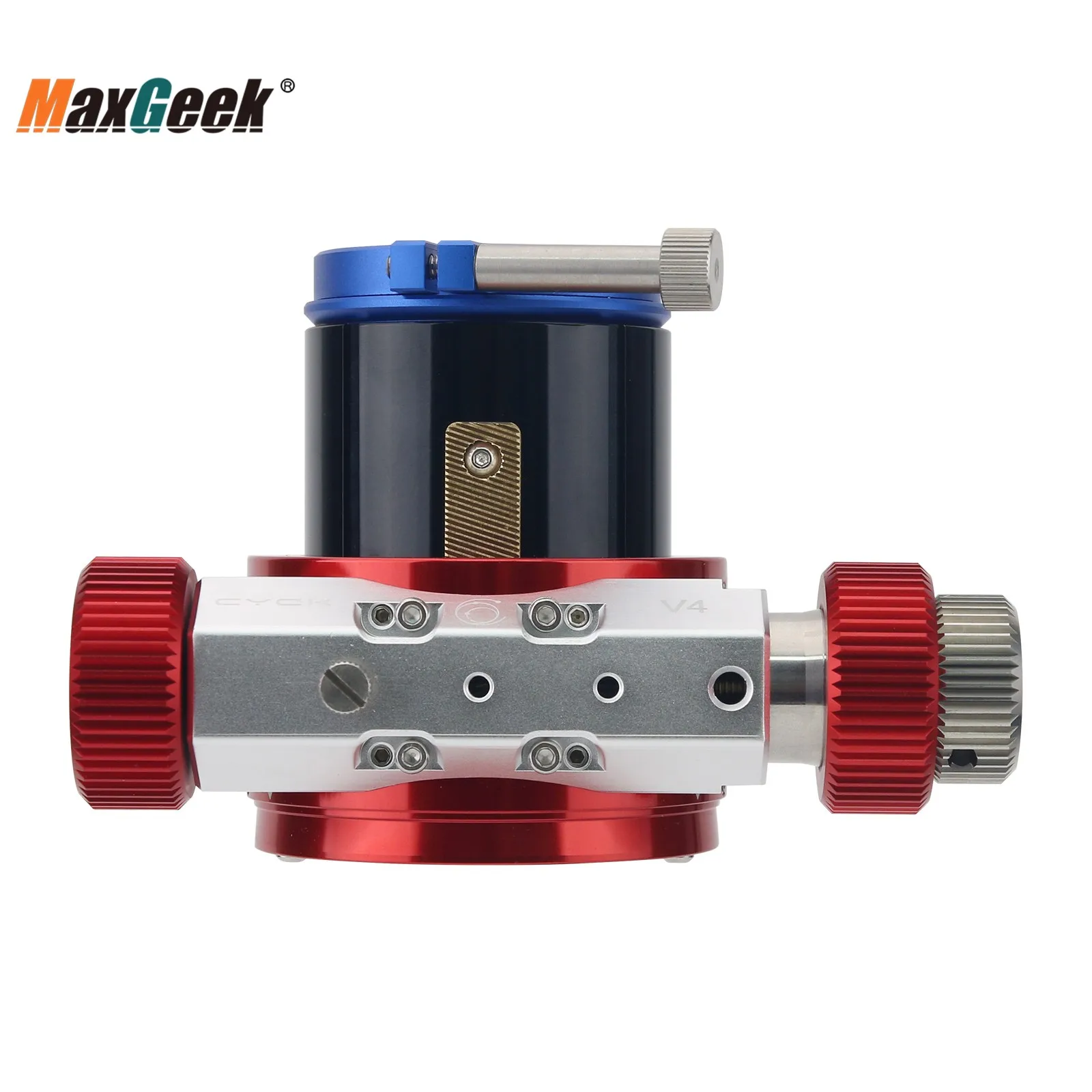New CYCK 16-Bearing 55.5mm Travel Telescope Focuser with Convex/Round Adapter for Sky-Watcher 150 DOB Newtonian Reflectors