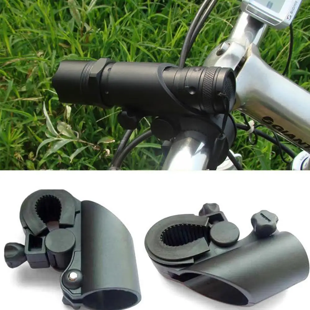 

Bike Bicycle Flashlight Mount Holder Flashlight Clip Adjustable Light Clip Bicycle Lamp Stand Holder Holder Bike Accessories
