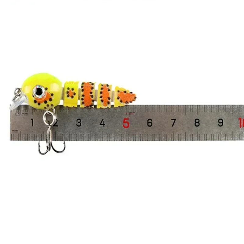 Swimbait segmentado hundido para lubina y trucha