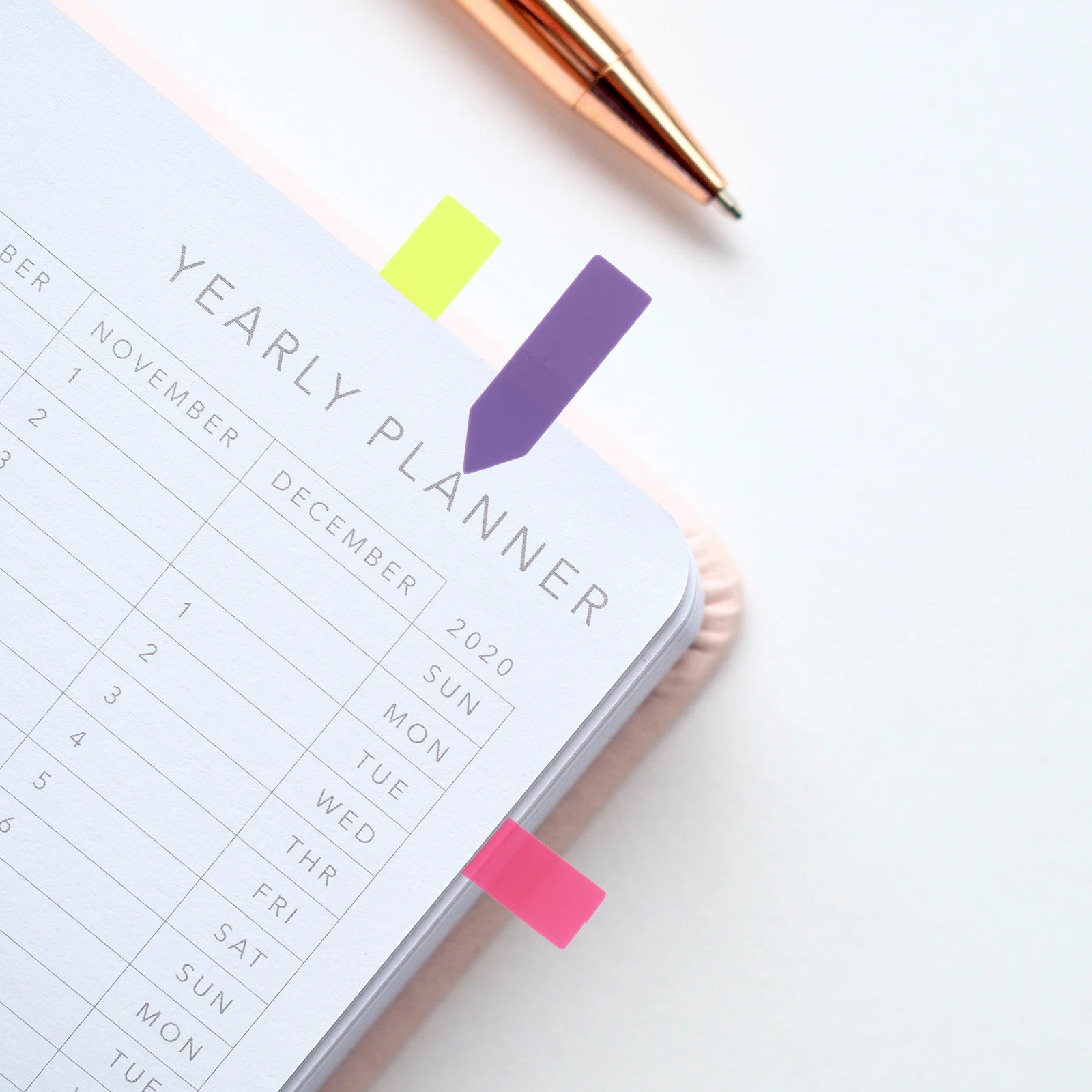 

5Sets Fluorescent Colored Sticky Memo Notes Index Stickers Label Stickers for Organizing Archives Papers Memo Notes