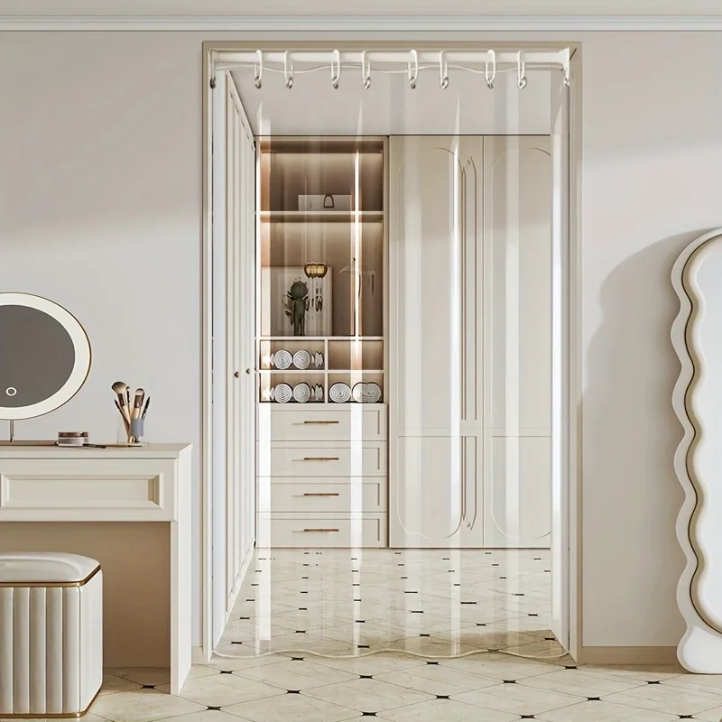 Stay Cool This Summer, Block the Chill! Transparent EVA Strip Curtains – The Smart Choice for AC Rooms & Kitchens.