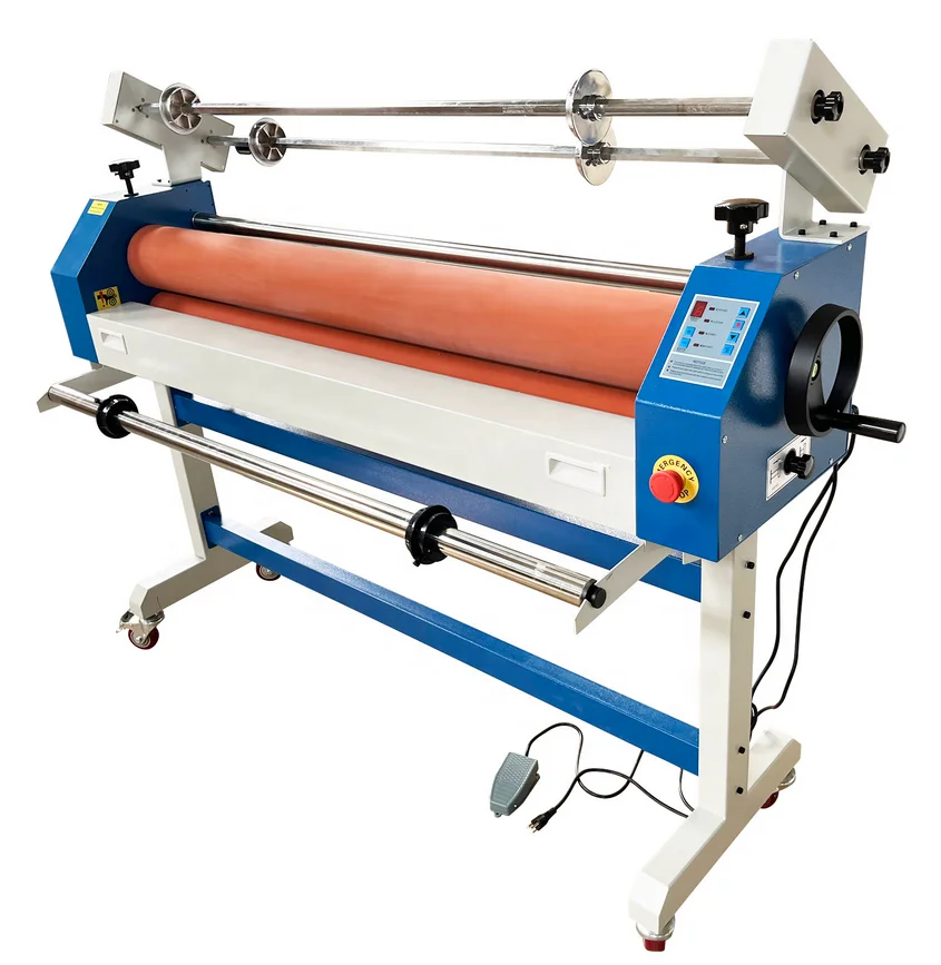 Semi automatic self peeling 1600mm cold laminating machine with factory price