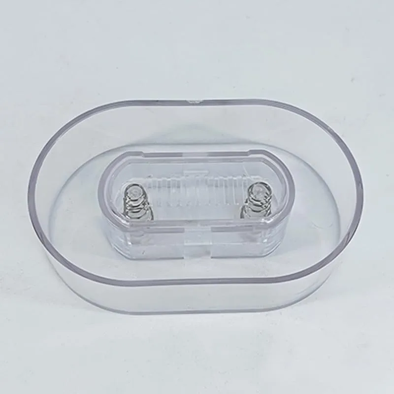 Manual Razor Head Rinser, No Electricity High Efficiency Shaver Rinse Stand Cleaner for Most Men's Head Razors
