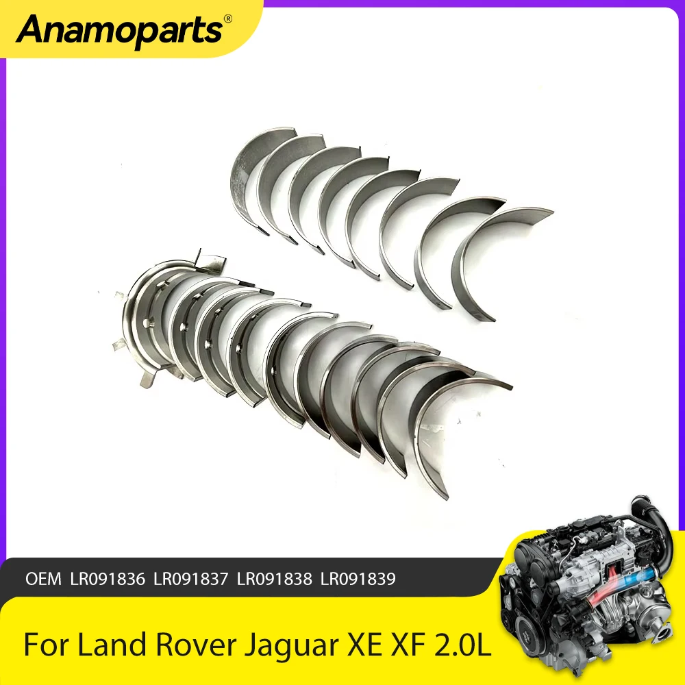 

Engine Parts Main Bearing And Crankshaft Connecting Rod Bearing Fit 2.0 L For Jaguar XE XF Land Rover Discovery 2.0L L4 Gasoline