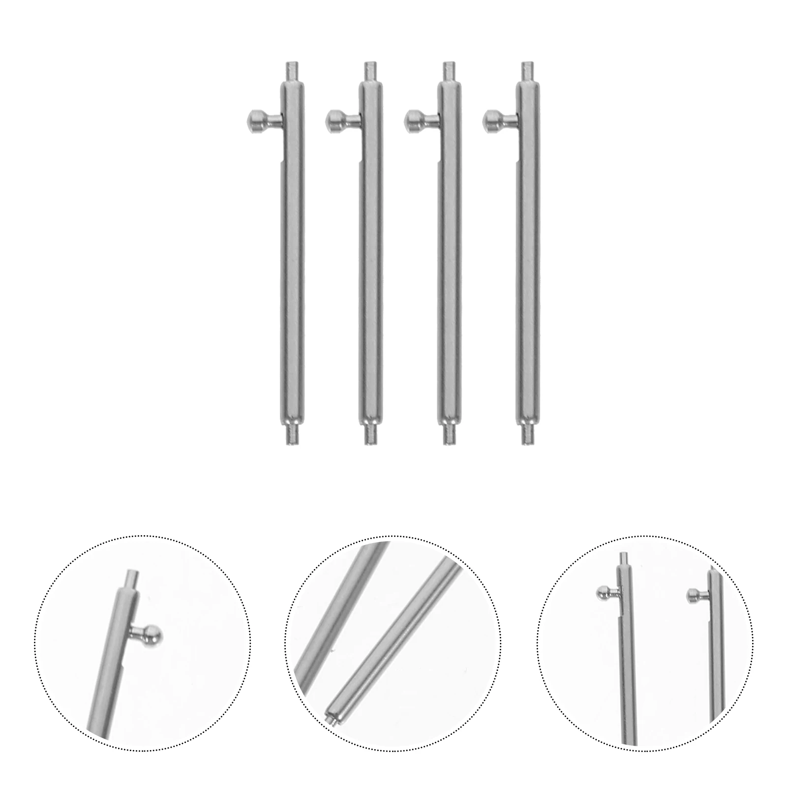 

4pcs Removal Quick Release Replacements Link Accessories Stainless Tube Spring Bar Watchband Replacement Tool Kit For Easy