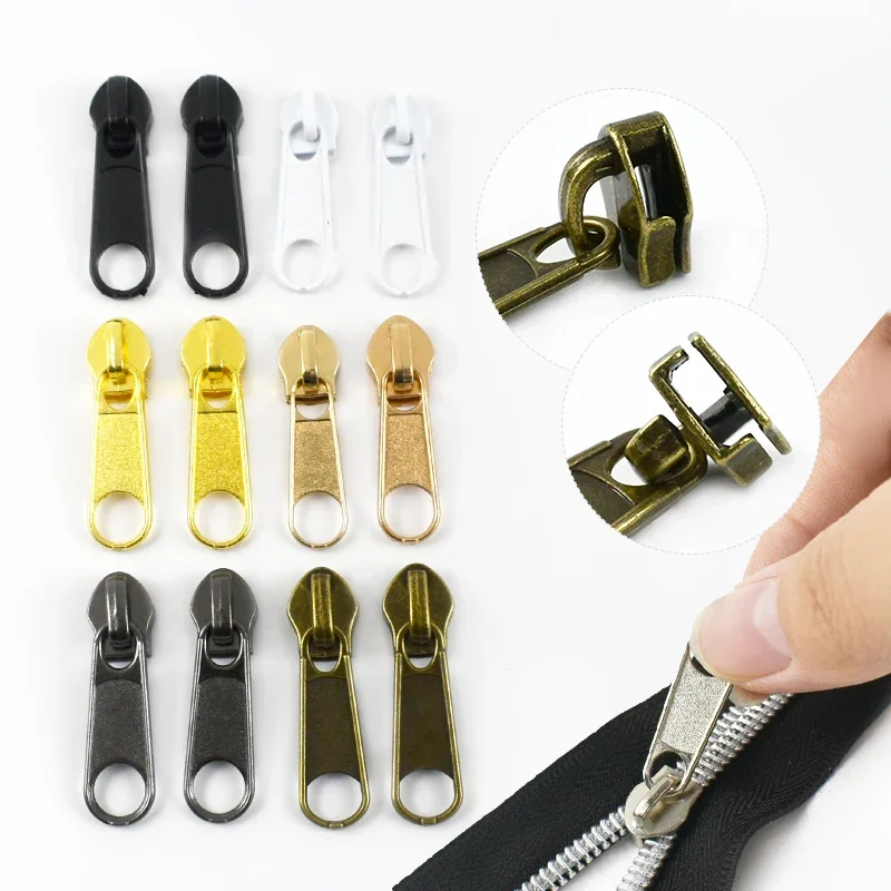 10/20 قطعة 3 # 5 # 8 # 10 # سحاب المتزلجون لسحابات النايلون على ظهره سحابات المنزلق سحب الأمتعة الشريط البريدي مجتذب قفل رئيس المؤشر إصلاح #2