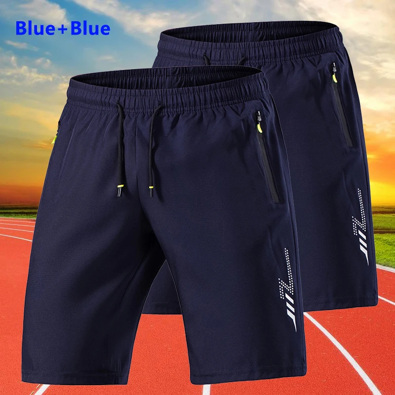 

2 шт. мужских шорт для бега и фитнеса, свободные шорты для тренировок, баскетбола, футбола, спорта и тренировок в зале