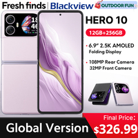 World Premiere Blackview HERO 10 Smartphone12GB+256GB 6.9 inch AMOLED Folding Display  45W Charging MTK Helio G99 108MP Camera