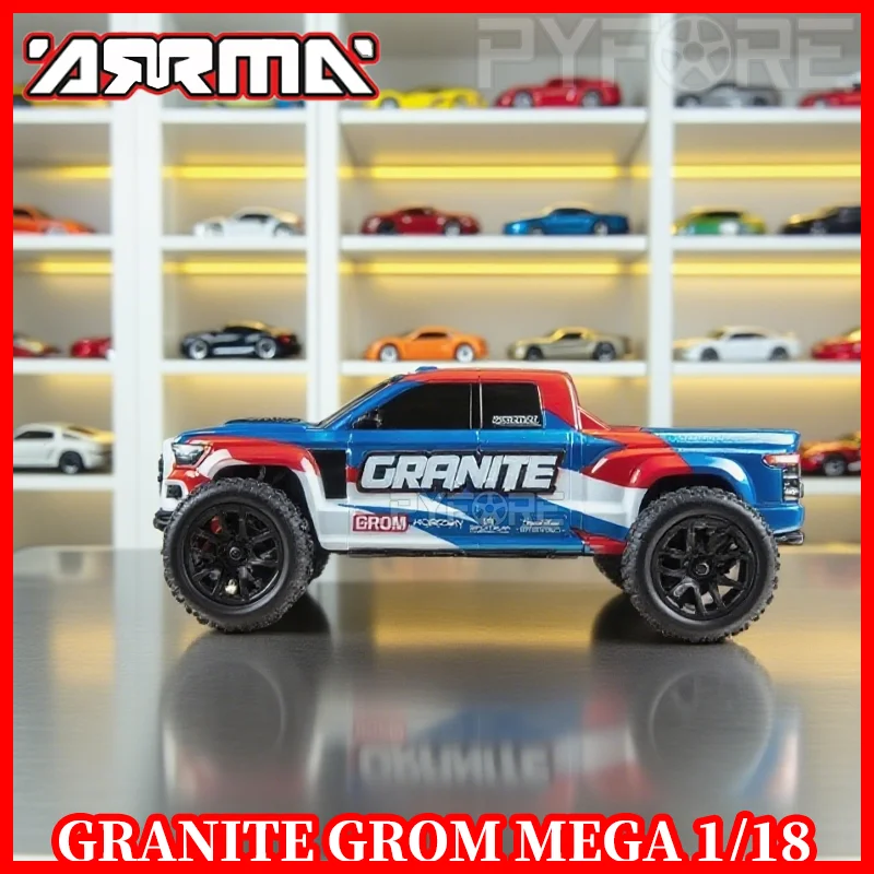 

ARRMA GRANITE GROM MEGA 1/18 380 Brushed 4WD RC Cars for Adults Electric Remote Control Car Monster Model Children Toys RC Truck