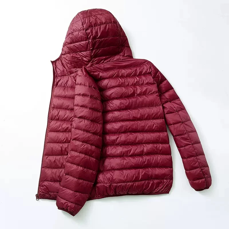 Heren All-Season Ultra Lichtgewicht Packable Donsjack Water En Windbestendige Ademende Jas Big Size Heren Hoodies Jassen