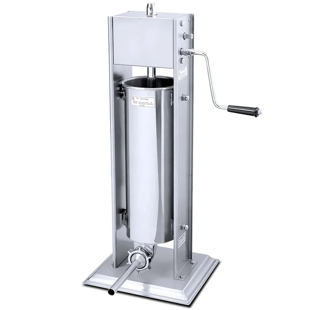 Commercial Kitchen Equipment High Capacity 10L Manual Sausage Filler/ Sausage Making Machine For Sale