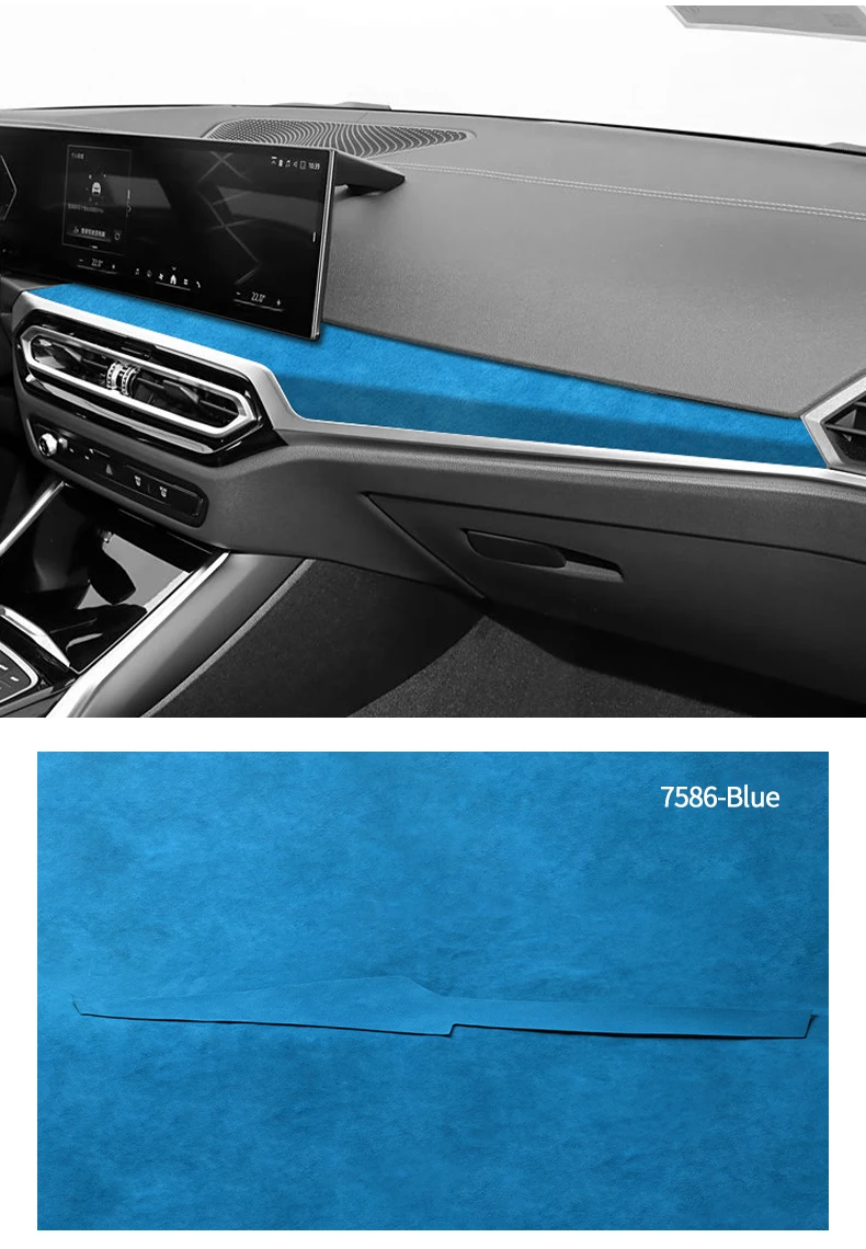 Für BMW Two-gate G42 3er I3 G20 G28 4er I4 G23 Mittelkonsole Dashboard Trim Aufkleber aus Alcantara Auto Innen Zubehör – Detail 12