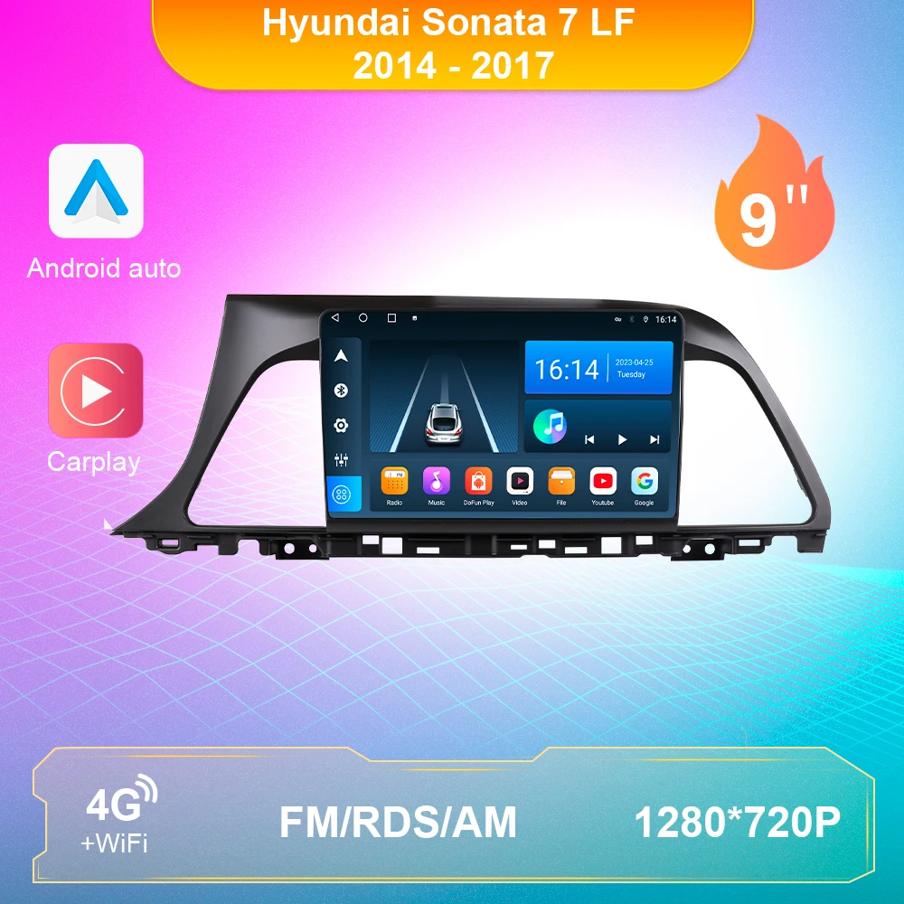 

Urbanroad Car Radio Player For Hyundai Sonata 7 LF 2014 - 2017 Multimedia Video Player Android 4G Carplay Autoradio 2Din GPS