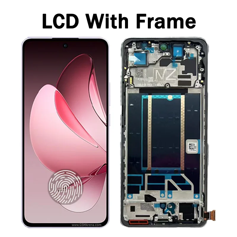 6.67” Super AMOLED Ekran Dotykowy LCD z Digitizerem do Oppo Reno13 F 4G CPH2701 / Reno 13F 5G CPH2699 - Zamiennik Wyświetlacza — zdjęcie produktu 3
