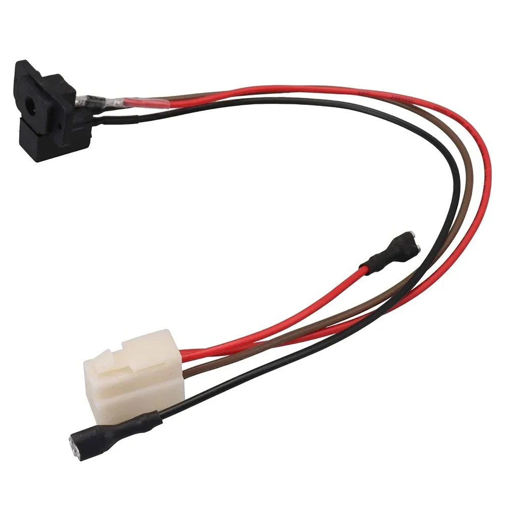 Children's Electric Car Charger Socket With Wire Replacement 6V/12V/24V Round Charging Port Connects Wiring Harness And Fuse