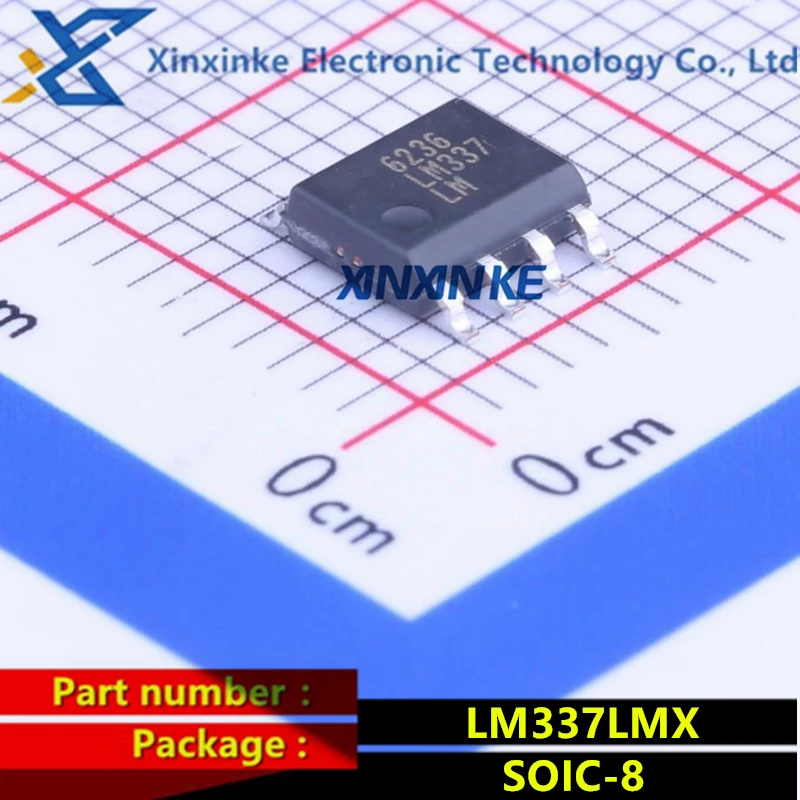 10PCS LM337LMX/NOPB SOIC-8 LM337LM Linear Voltage Regulators 100mA Negative Adjustable Power Management ICs Brand New Original