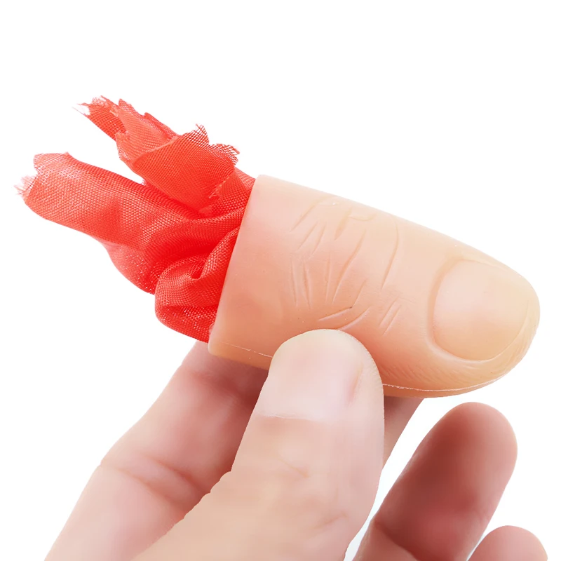 1pc Hot Sale Rubber Finger Thumb Tip Scarf Disappear Stage Show Magic Tricks Tools Attractive Tric Party Magic NEW